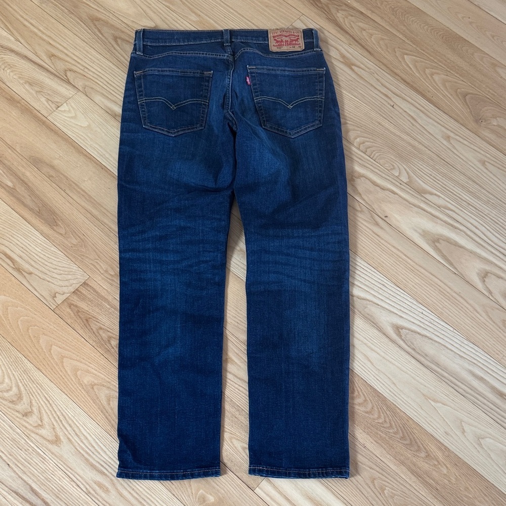 Levi’s 541 Athletic Men’s Taper Jeans Dark Wash W32 L32 - Picture 7 of 10